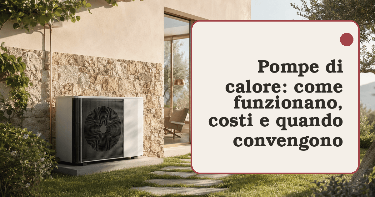 Abitazione moderna efficiente dal punto di vista energetico con pompa di calore